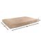 Show in main carousel: Pet Adobe Orthopedic Memory Foam Bolster Dog Bed with Removable Cover, Medium, Tan slide 2 of 7