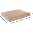 Show in main carousel: Pet Adobe Orthopedic Memory Foam Bolster Dog Bed with Removable Cover, Small, Tan slide 2 of 8