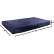 Show in main carousel: Pet Adobe Orthopedic Memory Foam Bolster Dog Bed with Removable Cover, X-Large, Blue slide 2 of 8