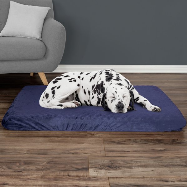 Show full view: Pet Adobe Orthopedic Memory Foam Bolster Dog Bed with Removable Cover, X-Large, Blue slide 6 of 8