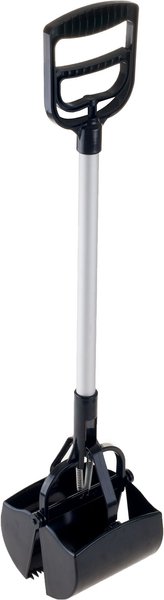 Show full view: Pet Adobe Plastic & Aluminum Poop Grabber with Long Handle Cat & Dog Pooper Scooper, Black slide 1 of 10