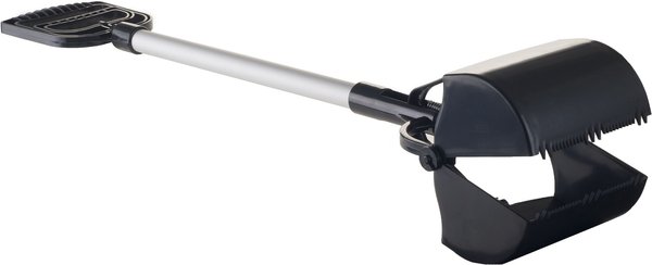 Show full view: Pet Adobe Plastic & Aluminum Poop Grabber with Long Handle Cat & Dog Pooper Scooper, Black slide 2 of 10