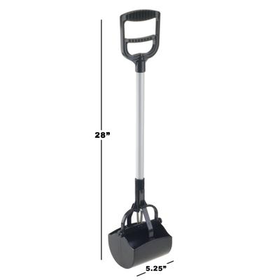 Show full view: Pet Adobe Plastic & Aluminum Poop Grabber with Long Handle Cat & Dog Pooper Scooper, Black slide 5 of 10
