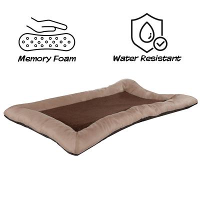 Show full view: Pet Adobe Plush Cozy Covered Dog Bed, Tan slide 3 of 9