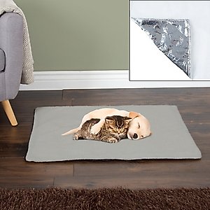 Pet Adobe Self-Warming Dog Crate Mat, 25-in, Gray