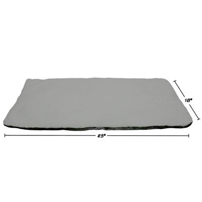 Show full view: Pet Adobe Self-Warming Dog Crate Mat, 25-in, Gray slide 2 of 8