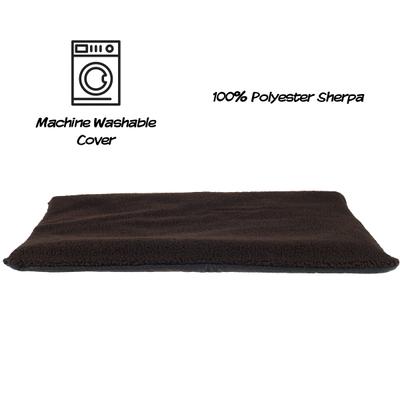 Show full view: Pet Adobe Self-Warming Dog Crate Mat, 36-in, Brown slide 3 of 9