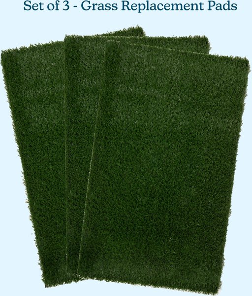Show full view: Pet Adobe Washable Artificial Grass Dog Pee Pads Refill, 3 count, Large: 35.5 x 23.5-in slide 2 of 9