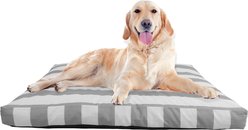 Pet Adobe Water-Resistant Indoor/Outdoor Dog Bed with Removable Cover, Gray, Large