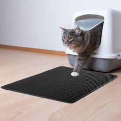 Pet Adobe Waterproof Cat Litter Mat, Black, 30 x 24-in slide 2 of 7