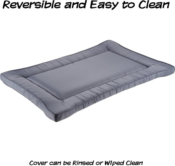 Show full view: Pet Adobe Waterproof Crate Dog Bed, Gray, Large slide 3 of 8