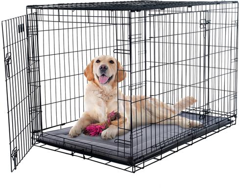 Show full view: Pet Adobe Waterproof Crate Dog Bed, Gray, Large slide 6 of 8