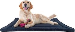 Pet Adobe Waterproof Crate Dog Bed, Navy, Large