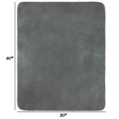 Show full view: Pet Adobe Waterproof Fuzzy Throw Blanket, Dark Gray, Large slide 3 of 9