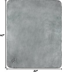 Pet Adobe Waterproof Fuzzy Throw Blanket, Gray, Medium slide 2 of 8