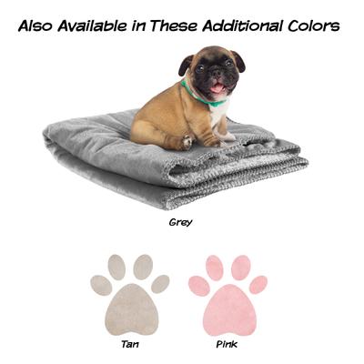 Show full view: Pet Adobe Waterproof Fuzzy Throw Blanket, Gray, Medium slide 5 of 9
