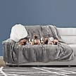 Show in main carousel: Pet Adobe Waterproof Fuzzy Throw Blanket, Gray, X-Large slide 1 of 9