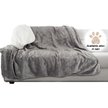 Show in main carousel: Pet Adobe Waterproof Fuzzy Throw Blanket, Gray, X-Large slide 6 of 9