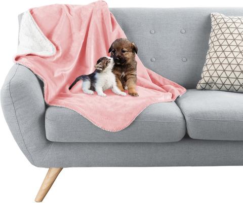 Show full view: Pet Adobe Waterproof Fuzzy Throw Blanket, Pink, Medium slide 6 of 9
