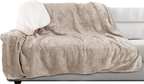 Show full view: Pet Adobe Waterproof Fuzzy Throw Blanket, Tan, X-Large slide 8 of 9