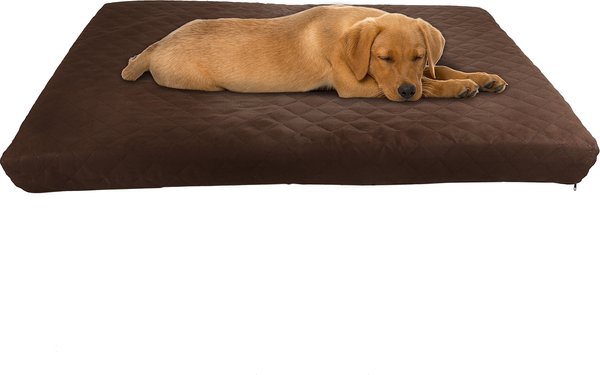 Show full view: Pet Adobe Waterproof Indoor/Outdoor Memory Foam Dog Bed, Brown, Large slide 1 of 9
