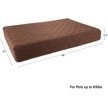Show in main carousel: Pet Adobe Waterproof Indoor/Outdoor Memory Foam Dog Bed, Brown, Large slide 5 of 9