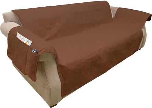 Show full view: Pet Adobe Waterproof Protector Cover, Couch, Brown slide 4 of 7