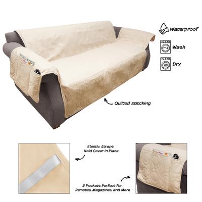 Show full view: Pet Adobe Waterproof Protector Cover, Couch, Tan slide 3 of 7