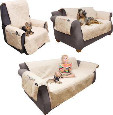 Show full view: Pet Adobe Waterproof Protector Cover, Couch, Tan slide 5 of 7