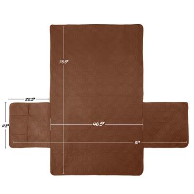 Show full view: Pet Adobe Waterproof Protector Cover, Love Seat, Brown slide 2 of 7