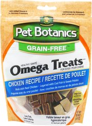 Pet Botanics Healthy Omega Chicken Flavor Grain-Free Dog Treats, 5-oz bag