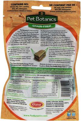 Show full view: Pet Botanics Healthy Omega Duck Flavor Grain-Free Dog Treats, 5-oz bag slide 3 of 7