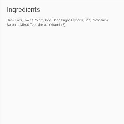 Show full view: Pet Botanics Healthy Omega Duck Flavor Grain-Free Dog Treats, 5-oz bag slide 4 of 7