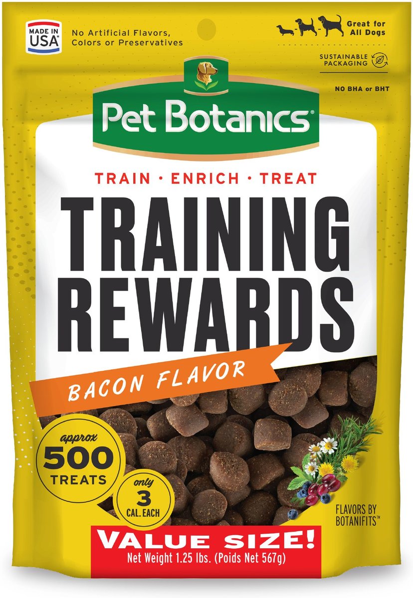 Pet Botanics Training Reward Bacon Flavor Dog Treats