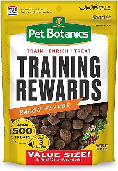 Pet Botanics Training Reward Bacon Flavor Dog Treats