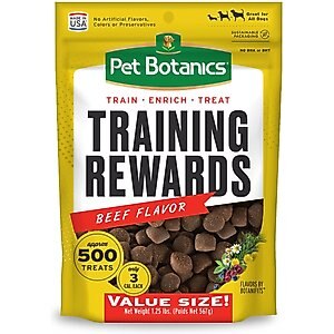 Pet Botanics Training Reward Bacon Flavor Dog Treats