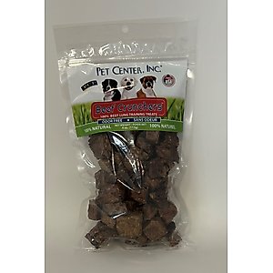 Pet Center Beef Lung Crunchers Dog Training Treats, 4-oz bag