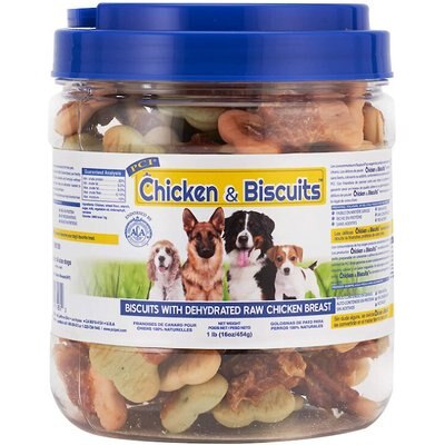 Pet Center Pet Center Chicken & Biscuits Recipe Mini Dog Treats, 1-lb jar