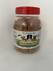 Pet Center Chicken Breast Tender Cutlet Dehydrated Dog Treats, 1-lb canister
