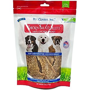 Pet Center Chicken Fillet Dog Treats, 6-oz bag