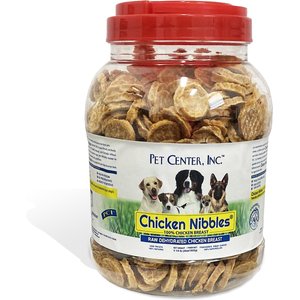 Pet Center Chicken Nibbles Dog Treats, 2.25-lb jar