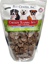 Pet Center Chicken Training Bites Limited Ingredient Jerky Dog Treats, 8-oz bag