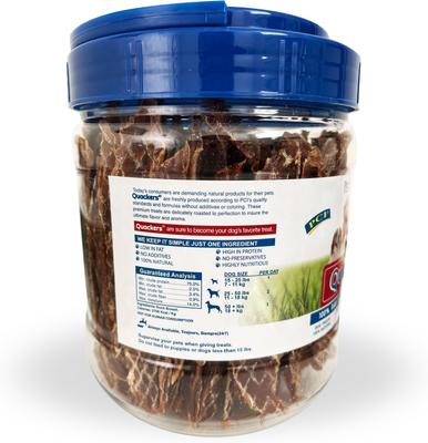 Show full view: Pet Center Quackers Duck Breast Dog Treats, 1-lb jar slide 3 of 10