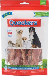 Pet Center Quackers Duck Breast Dog Treats, 3-oz bag