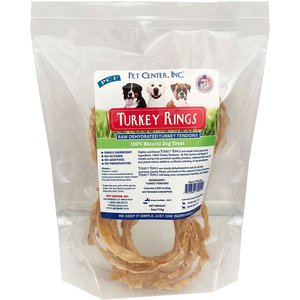 Pet Center Turkey Rings Dog Treats, 4-oz bag