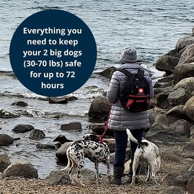 Show full view: Pet Evac Pak 2-Big Dog Pak Pet Emergency Kit slide 3 of 10