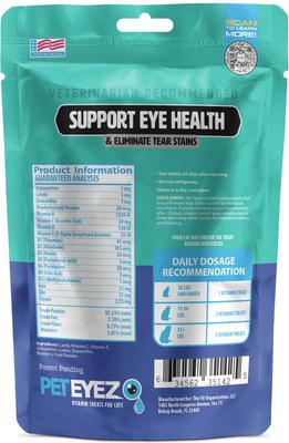 Show full view: Pet Eyez Lamb Freeze-Dried Vision & Tear Stain Treats for Cats, 35 count slide 3 of 5