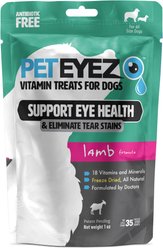 Pet Eyez Lamb Freeze-Dried Vision & Tear Stain Treats for Dogs, 35 count