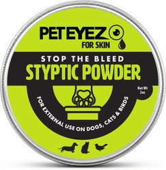 Pet Eyez Styptic Powder for Dogs & Cats, 2-oz can