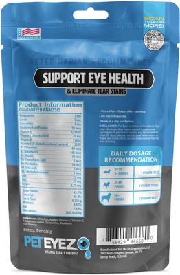 Show full view: Pet Eyez Whitefish Freeze-Dried Vision & Tear Stain Treats for Dogs, 35 count slide 3 of 5
